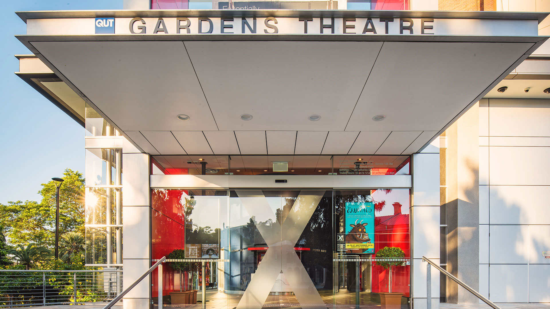 Click to open image  - gardens theatre entrance