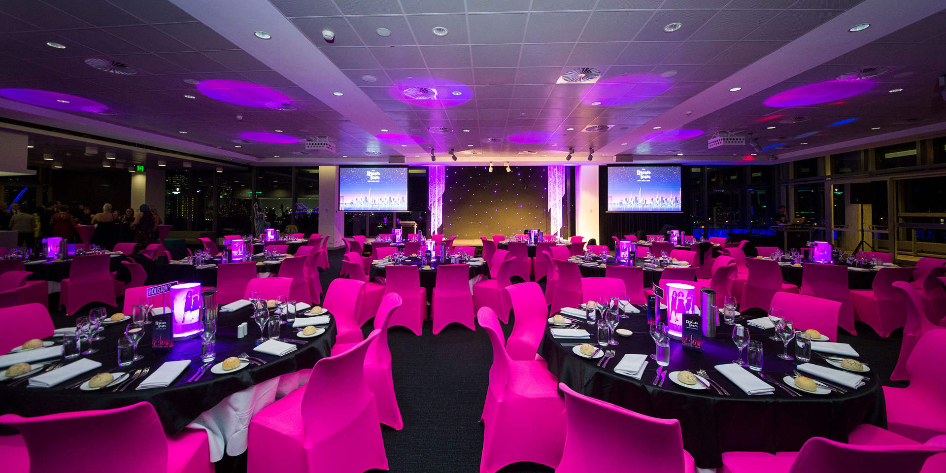 wedding reception at room three sixty