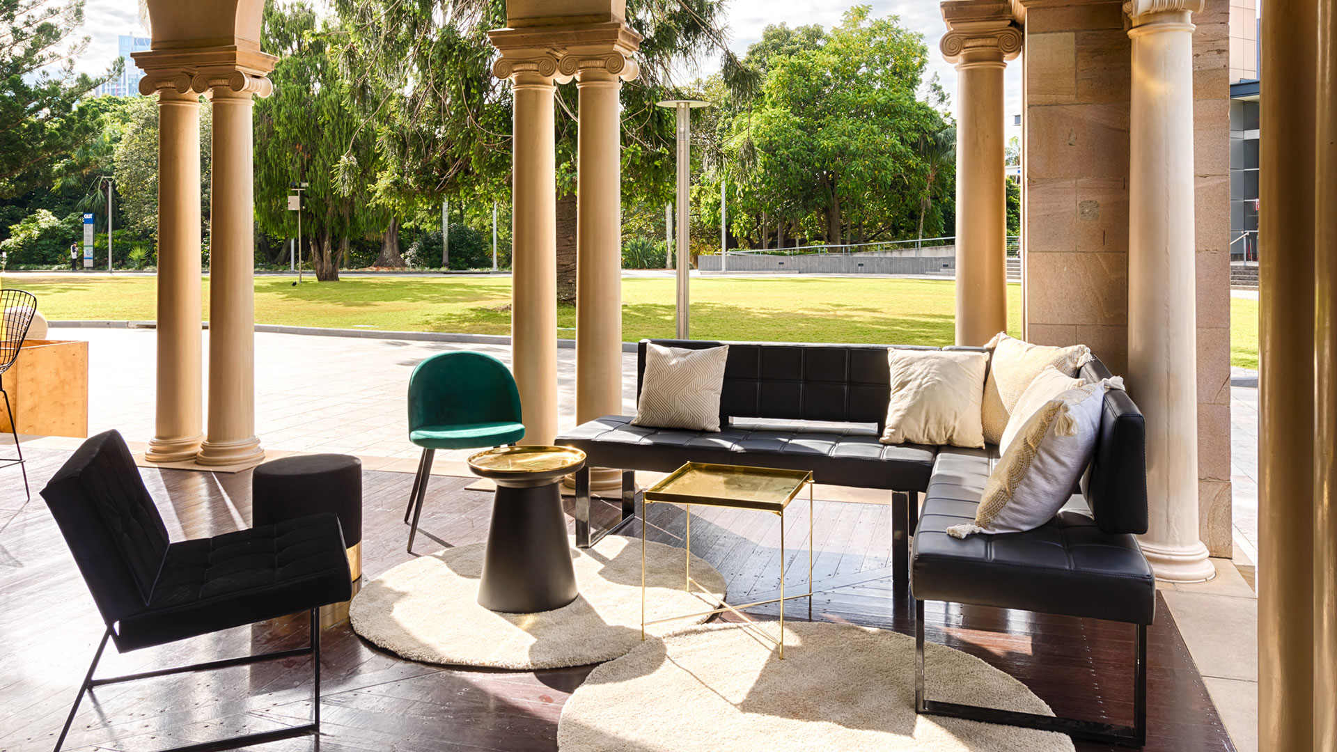 Outside seating - Image copyright Nick Christie