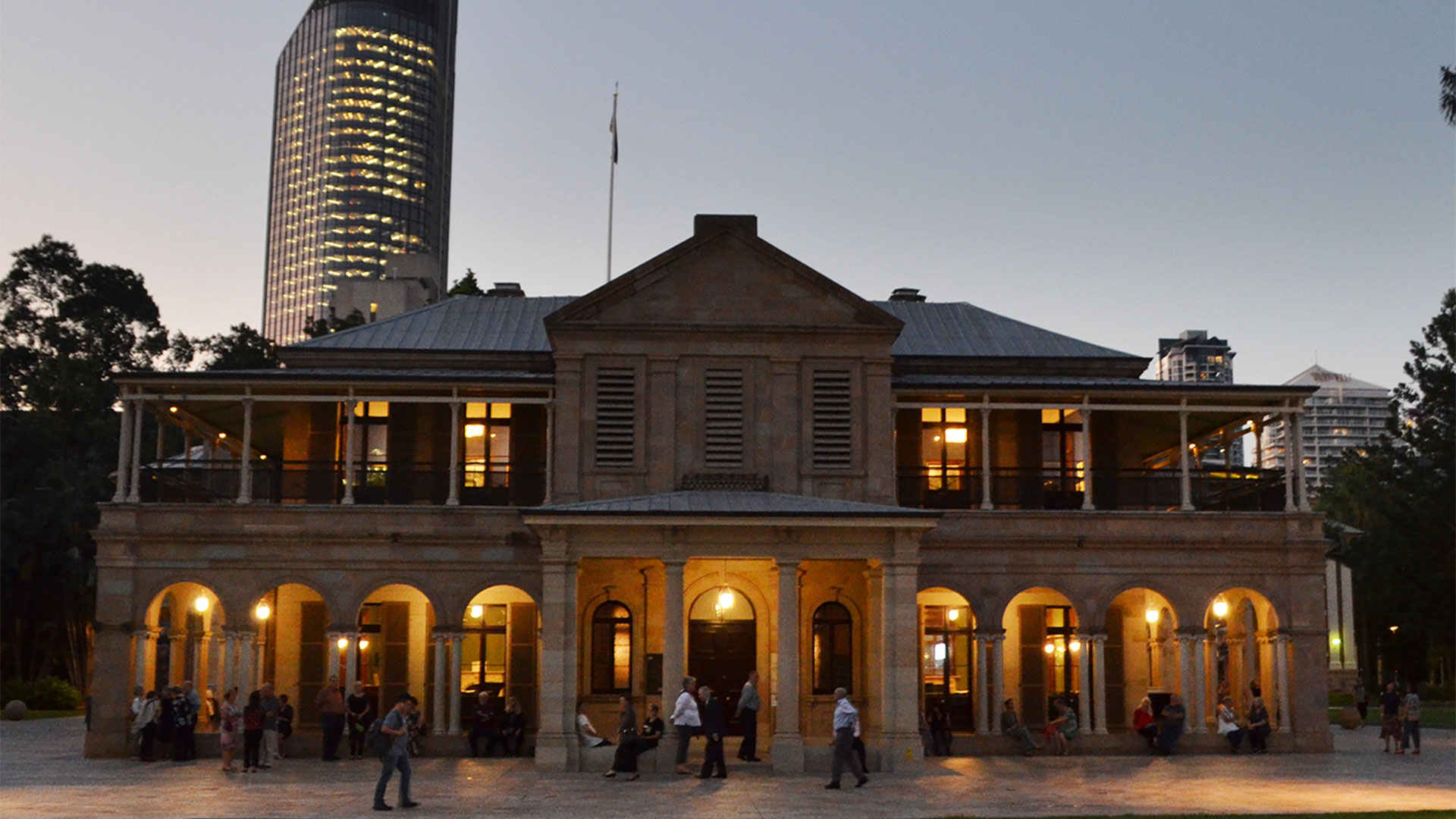 Old Government House in the evening